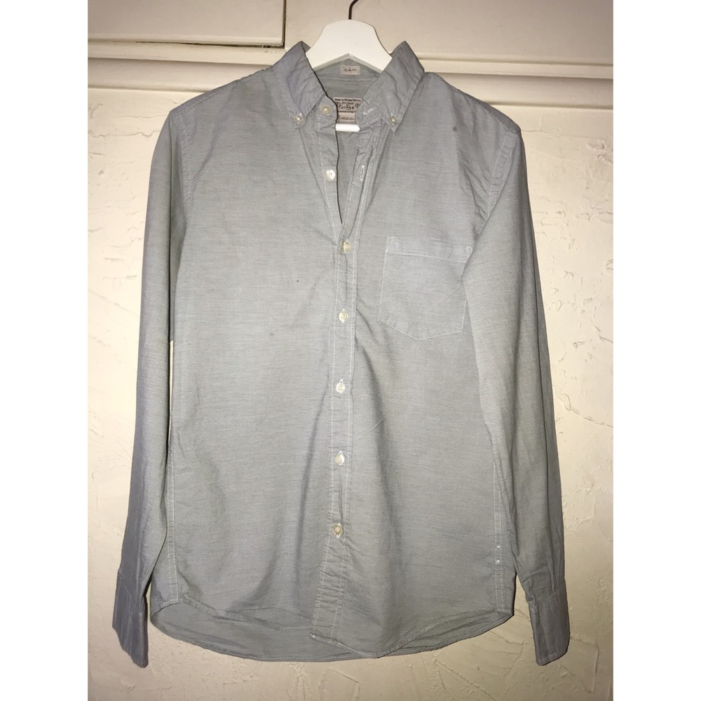 Men’s J.Crew Slim Fit Striped Button Down Shirt, Size Small